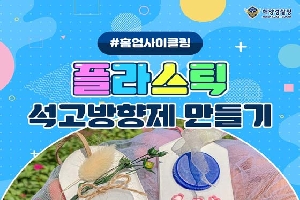 #홈업사이클링
플라스틱 
석고방향제 만들기