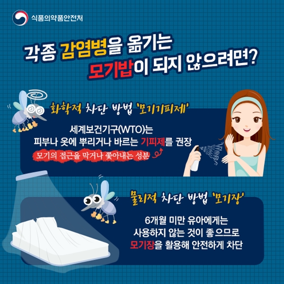 모기밥 되지
않으려면?
모기에 잘 물리는 이유 &
올바른 모기 퇴치방법