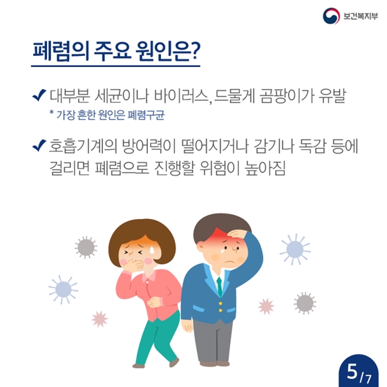 감기인 줄 알았는데, 폐렴이라고요? 