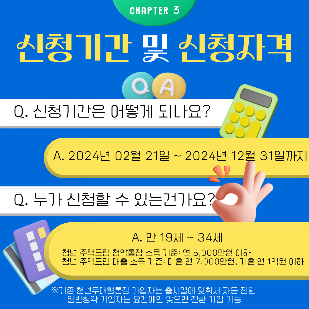 청년주택드림 청약통장 