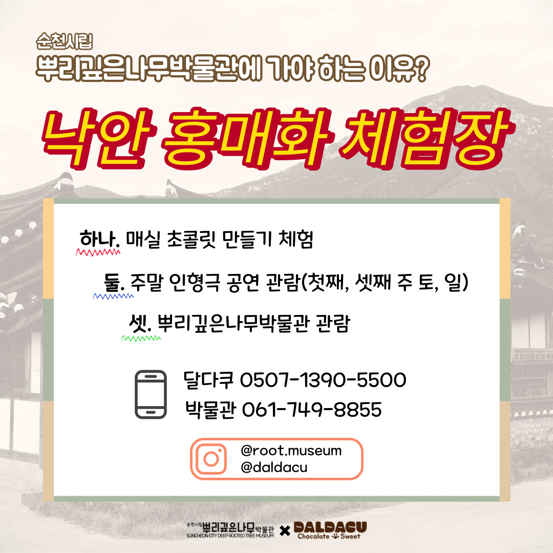 낙안 홍매화 체험장 boardEdit37