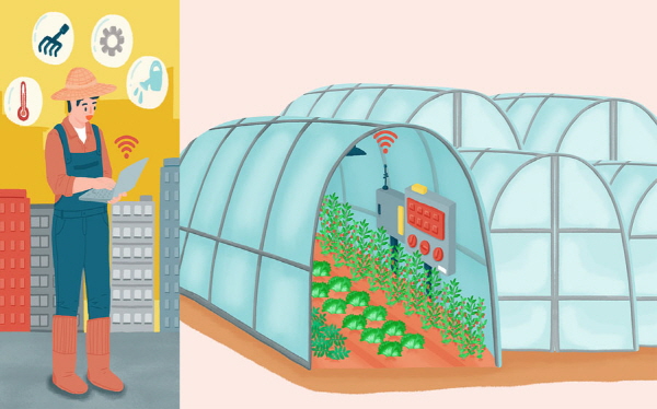 스마트한 기술로 농업하는 농업인