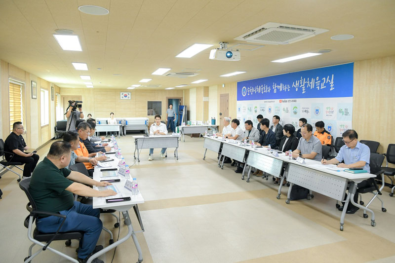 지난 24일 순천시가 하반기에 열리는 전남생활체육대회 준비상황을 점검하는 보고회를 열었다.