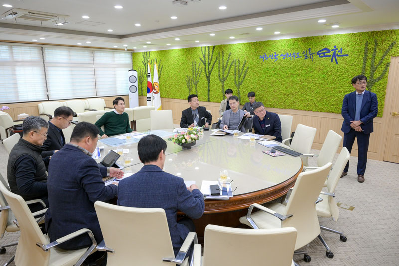 노관규 순천시장님 지능형교통체계 기본계획 수립용역 최종 보고회를 가짐